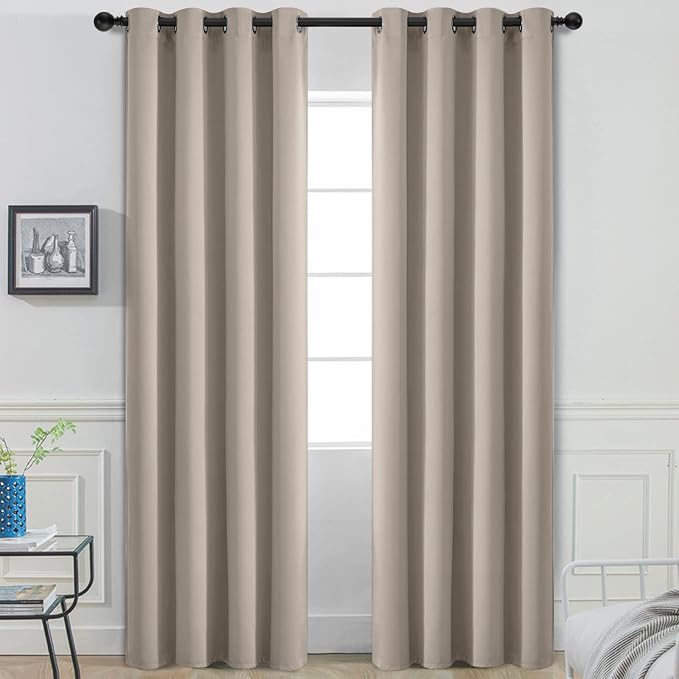 Yakamok Blackout Curtains Room Darkening Thermal Insulated Window Panels by Yakamok