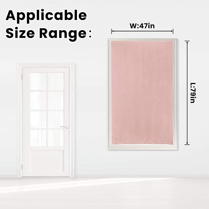 Self Adhesive Blackout Curtains- Stick on Curtains Shades Window Blinds - Image 7
