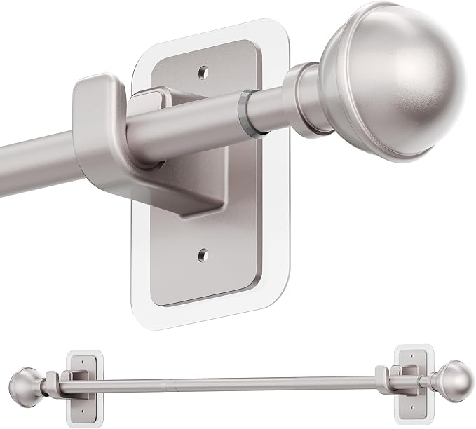 ENJOYBASICS No Drill Curtain Rods by ENJOYBASICS