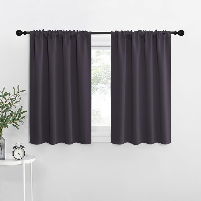 NICETOWN RV Blackout Curtains for Camper Windows, Kitchen Curtains, Short by NICETOWN
