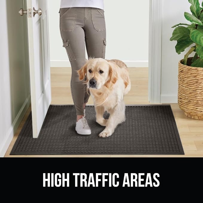 GORILLA GRIP® Ultra Absorbent Front Door Mat Outside Entrance, Traps Dirt and - Image 6