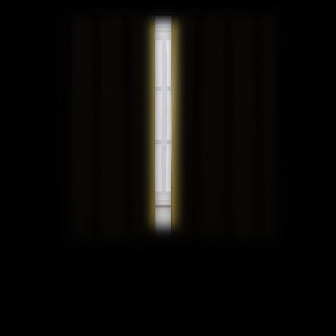 Yellow Thermal Blackout Curtains/42 x 63 Inch/Set of 2 Panels Room Darkening - Image 3