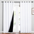 NICETOWN 100% Blackout Window Curtain Panels, Cold and Full Light Blocking by NICETOWN