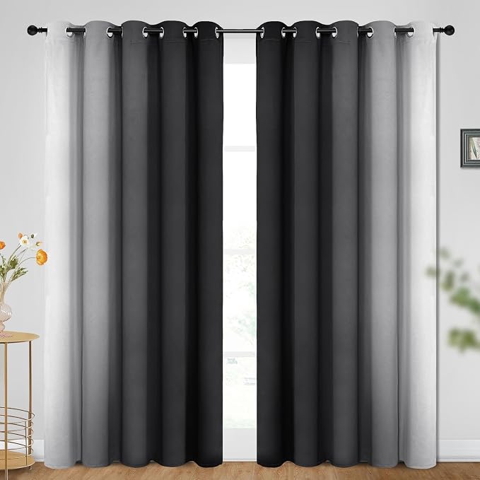 SimpleHome Ombre Room Darkening Curtains - Image 2