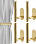 4pcs Curtain Holdbacks, Screw-in Curtain Tiebacks Curtain Tie Backs Curtain by Hoousuper
