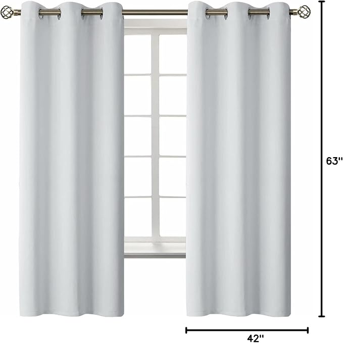 BGment Room Darkening Curtains 63 Inches Long - Image 9