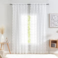 YJ YANJUN Vintage Lace Curtains 80 Inch Length by YJYANJUN