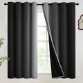 SimpleHome Black Ombre 100% Blackout Curtains by SimpleHome