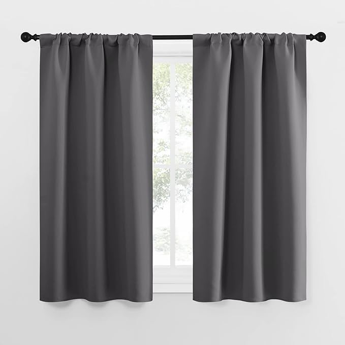 NICETOWN Grey Window Curtains for Bedroom by NICETOWN