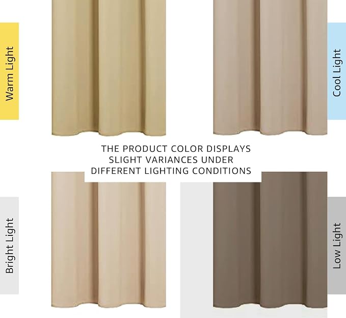 NICETOWN Room Darkening Curtain Panels - Image 4