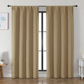 Simplebrand Ava Taupe Blackout Curtains by Simplebrand