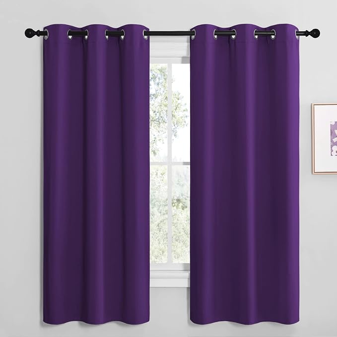 NICETOWN Kitchen Short Blackout Curtains, Home Decoration Thermal Insulated by NICETOWN