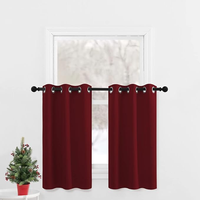 NICETOWN Blackout Kitchen Window Curtains by NICETOWN