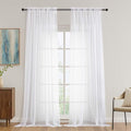 OVZME White Bedroom Curtains 96 Length by OVZME