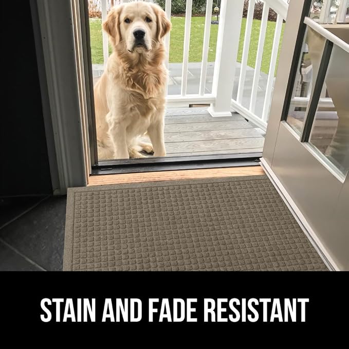 GORILLA GRIP® Ultra Absorbent Front Door Mat Outside Entrance 72x24, Traps Dirt - Image 9