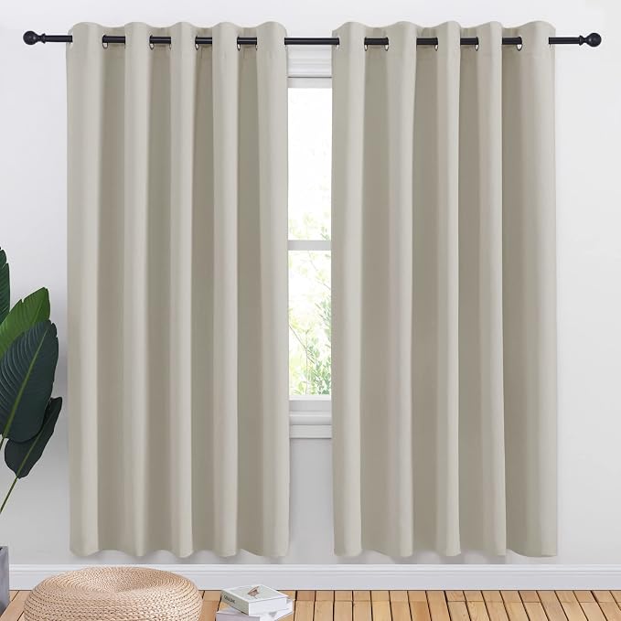 NICETOWN Natural Blackout Draperies Curtains by NICETOWN