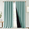 NICETOWN Aqua Blue 100% Blackout Curtains by NICETOWN