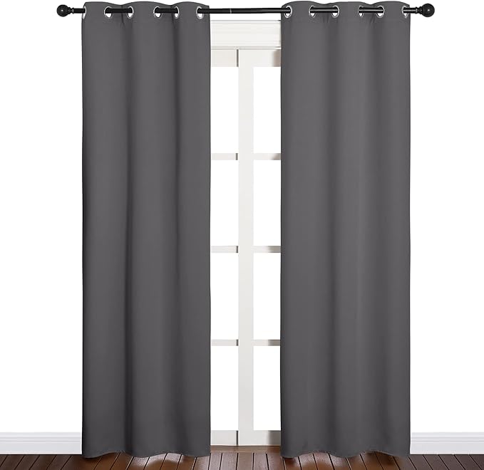 NICETOWN Bedroom Curtains Blackout Drapery Panels, Three Pass Microfiber - Image 2