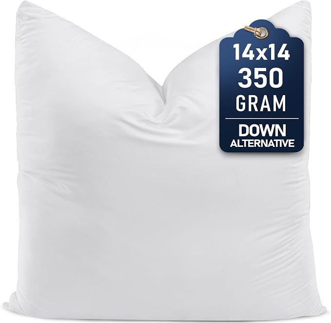 Utopia Bedding Throw Pillows – 14 x 14 Inches Down Alternative Pillows by UTOPIABEDDING