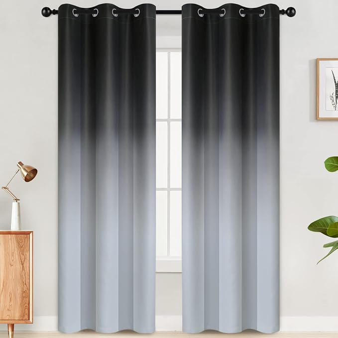 SimpleHome Ombre Room Darkening Curtains by SimpleHome