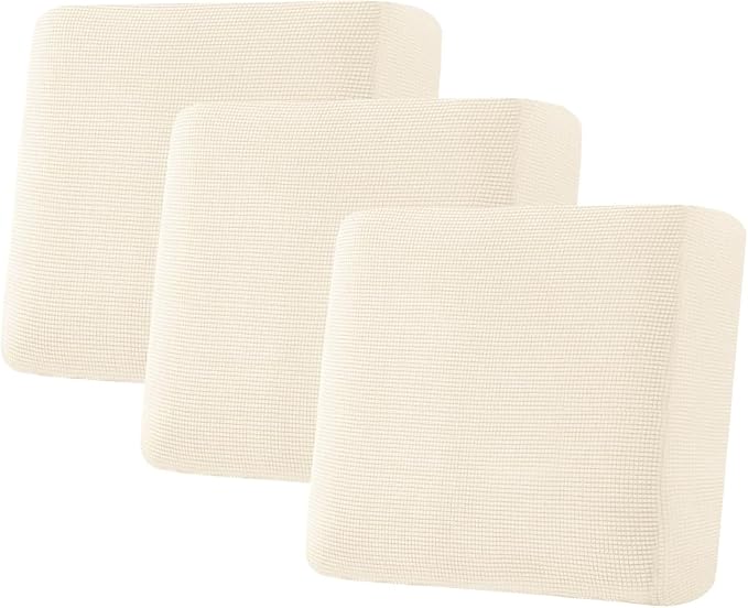 H.VERSAILTEX Super Stretch Individual Seat Sofa Covers Couch Slipcover Sets by HVERSAILTEX