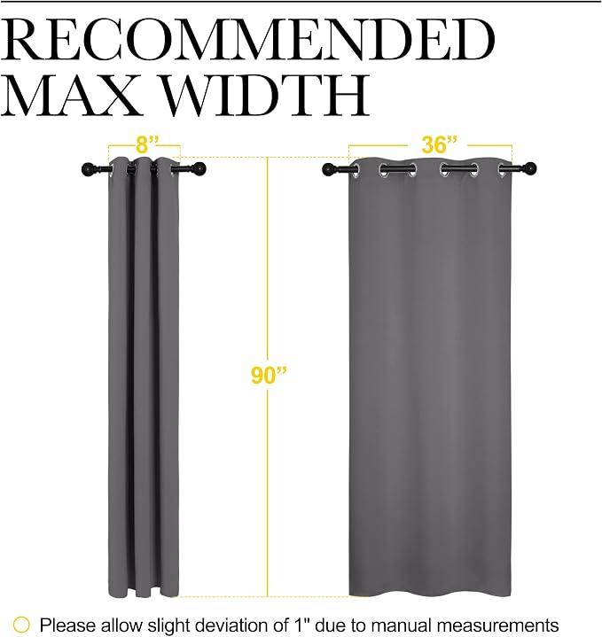 NICETOWN Thermal Insulated Blackout Curtains - Image 7