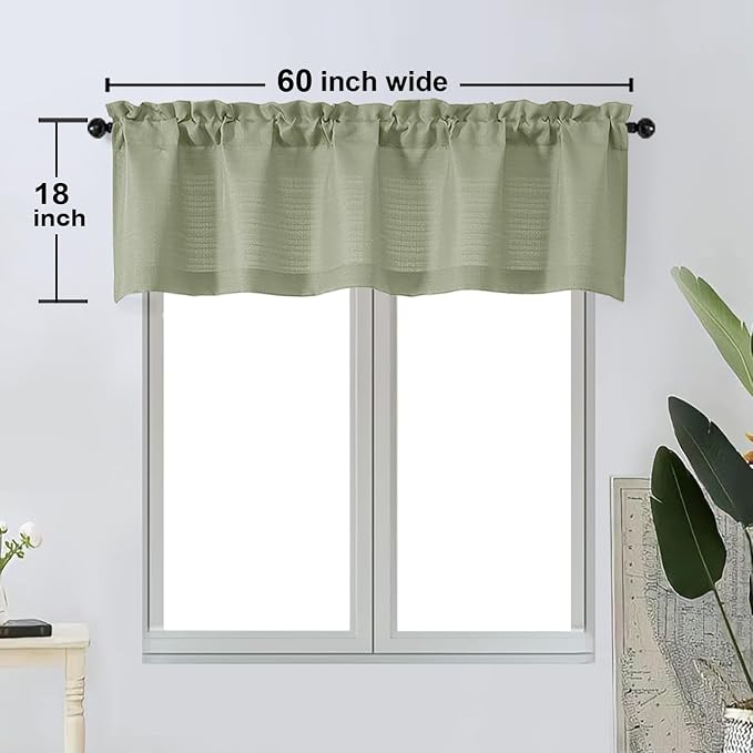 OWENIE Bob 1 PCS Light Green Valances - Image 6
