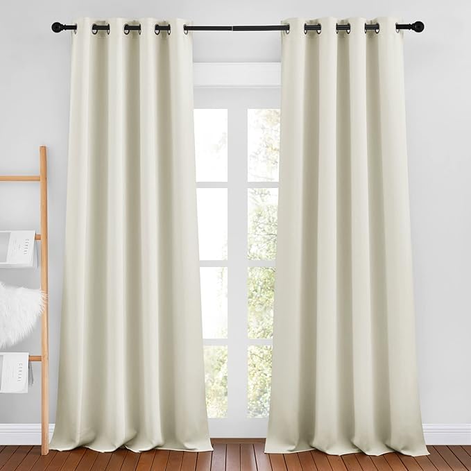 NICETOWN Room Darkening Window Curtains 90 inch Length by NICETOWN