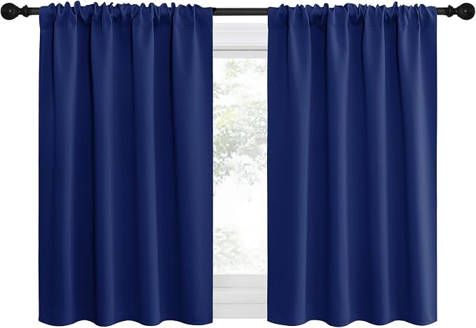 NICETOWN 2 Panels Blackout Curtains, Rod Pocket Thermal Insulated Drapes by NICETOWN