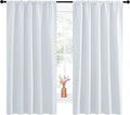 NICETOWN Greyish White Bedroom Curtain Panels by NICETOWN