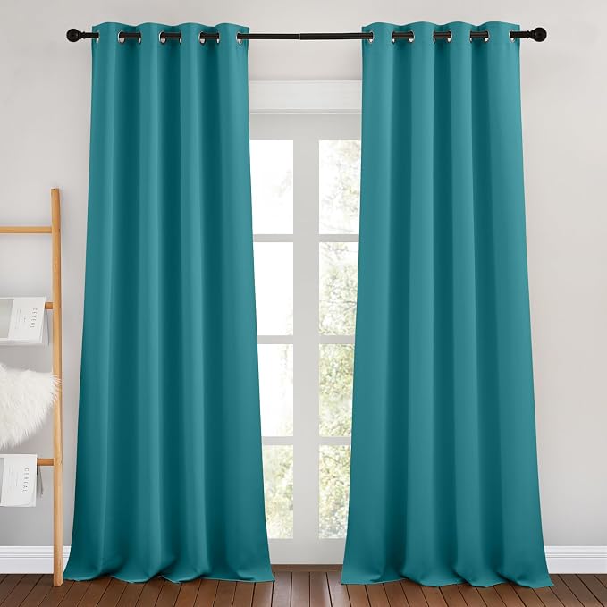 NICETOWN Peacock Teal Blackout Curtains by NICETOWN
