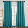 NICETOWN Peacock Teal Blackout Curtains & Drapes by NICETOWN