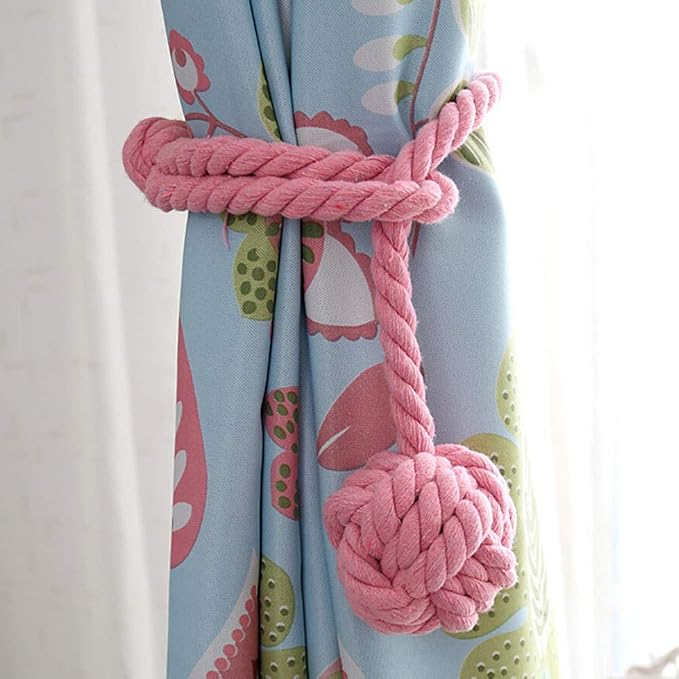 Melaluxe 2 Pack Curtain Tiebacks - Image 2