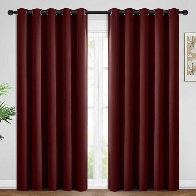 Yakamok Blackout Curtains Room Darkening Thermal Insulated Window Panels by Yakamok