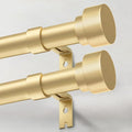 IFELS 2 Pack Heavy Duty Curtain Rods by IFELS
