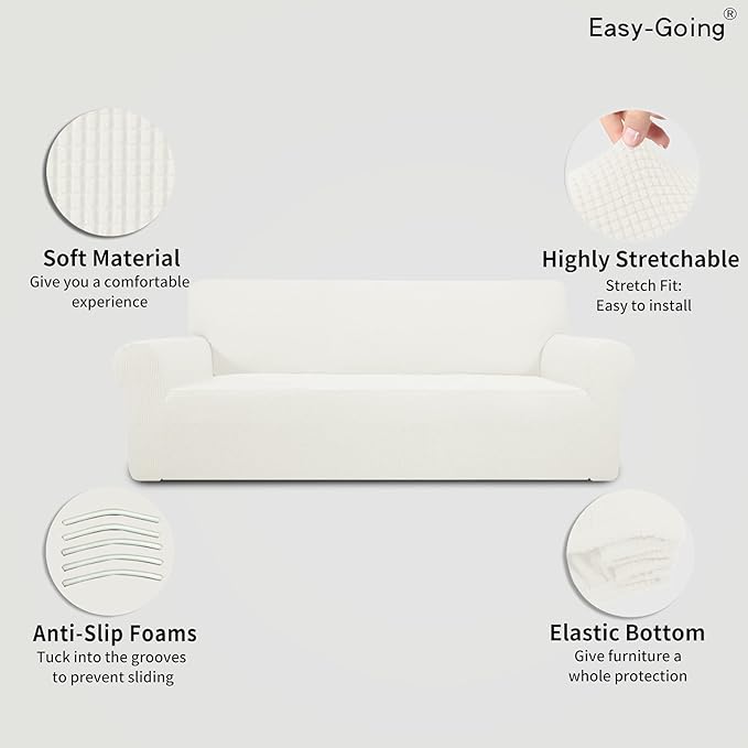 Easy-Going Stretch Oversized Sofa Slipcover 1-Piece Sofa Cover Furniture - Image 4
