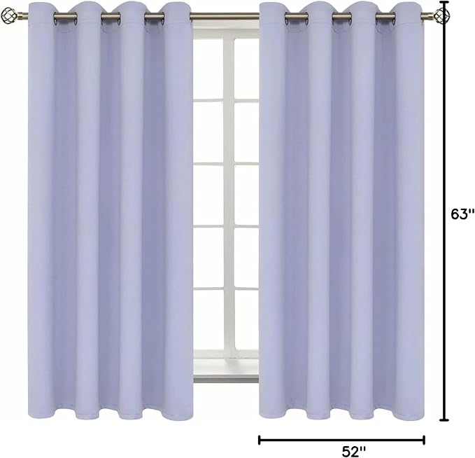 BGment Room Darkening Curtains 63 Inches Long - Image 9