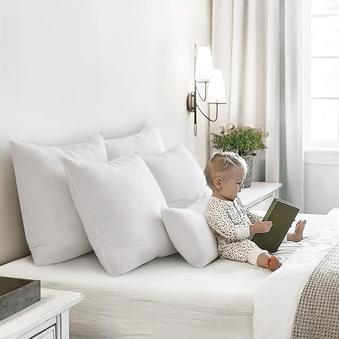 MIULEE 12x20 Pillow Inserts, Decorative Fluffy Throw Pillow Inserts Cotton - Image 3