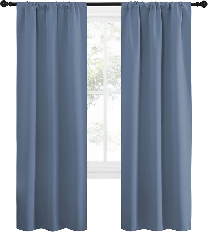 NICETOWN Blackout Curtains for Living Curtains, Home Decoration Solid Thermal - Image 2