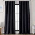 Simplebrand Ava Halloween Black Blackout Curtains by Simplebrand