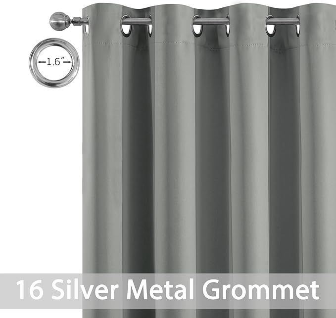 Yakamok Blackout Patio Curtains 100x96 Inches - Image 3