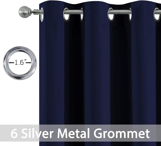 Yakamok 72 Inch Length Blackout Curtains - Image 2