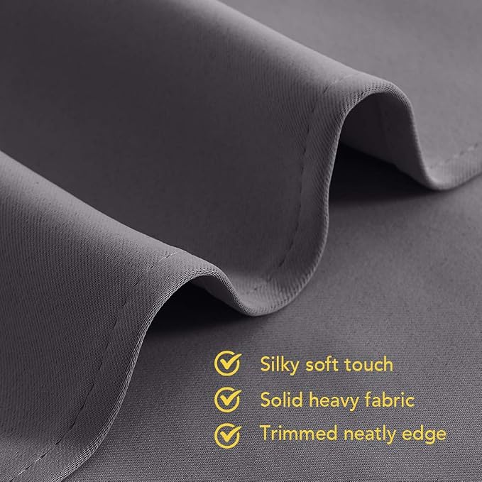 NICETOWN Bedroom Curtains Blackout Drapery Panels, Three Pass Microfiber - Image 5