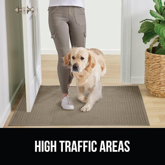 GORILLA GRIP® Ultra Absorbent Front Door Mat Outside Entrance, Traps Dirt and - Image 6