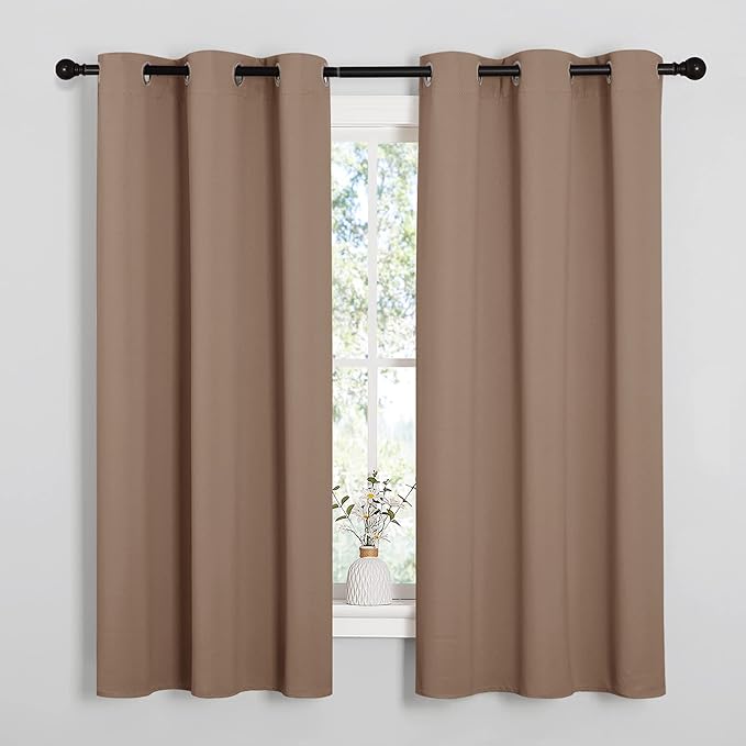 NICETOWN Window Treatment Thermal Insulated Solid Grommet Blackout by NICETOWN