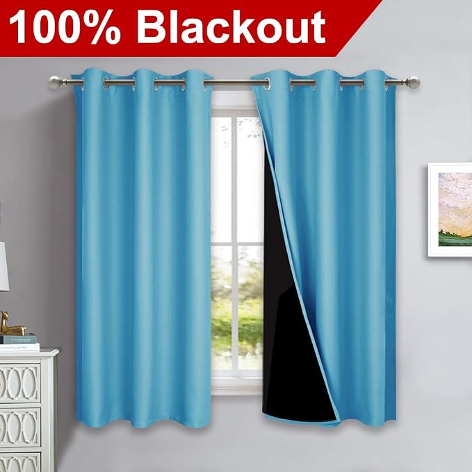 NICETOWN 100% Blackout Curtains - Image 2