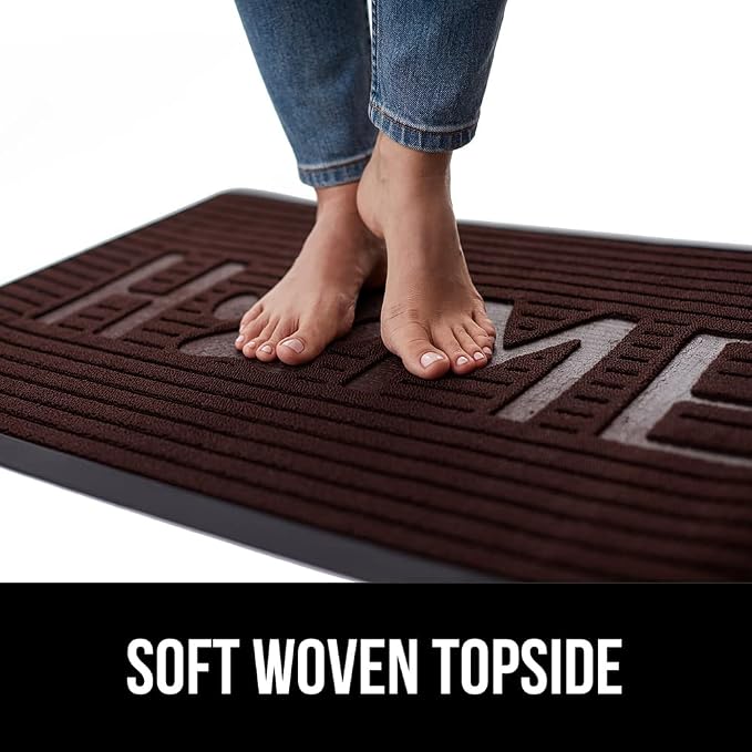 GORILLA GRIP 100% Waterproof All-Season WeatherMAX Doormat 35x23, US Designed - Image 7