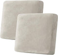 H.VERSAILTEX Velvet Stretch Couch Cushion Cover Plush Cushion Slipcover by HVERSAILTEX