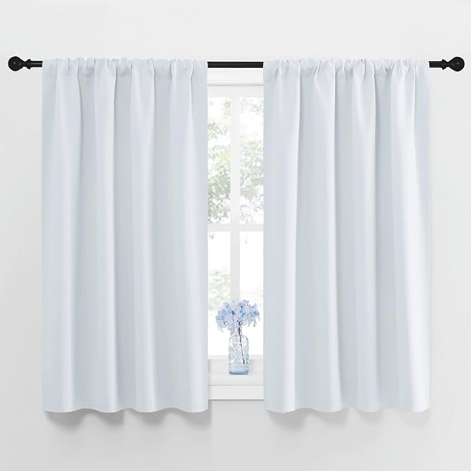 NICETOWN Greyish White Window Curtain Panels by NICETOWN