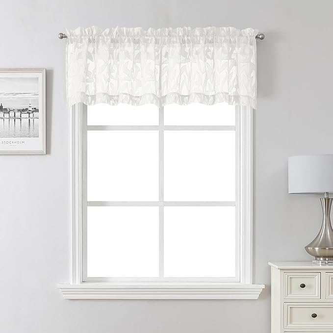 Lecloud Leia Ivory Sheer Valances by Lecloud